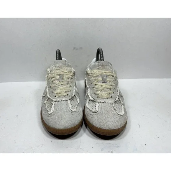 Alohas TB.490 Rife Crochet Cream Suede Sneakers Women's Size 8-8.5 Shoes - Picture 2 of 8